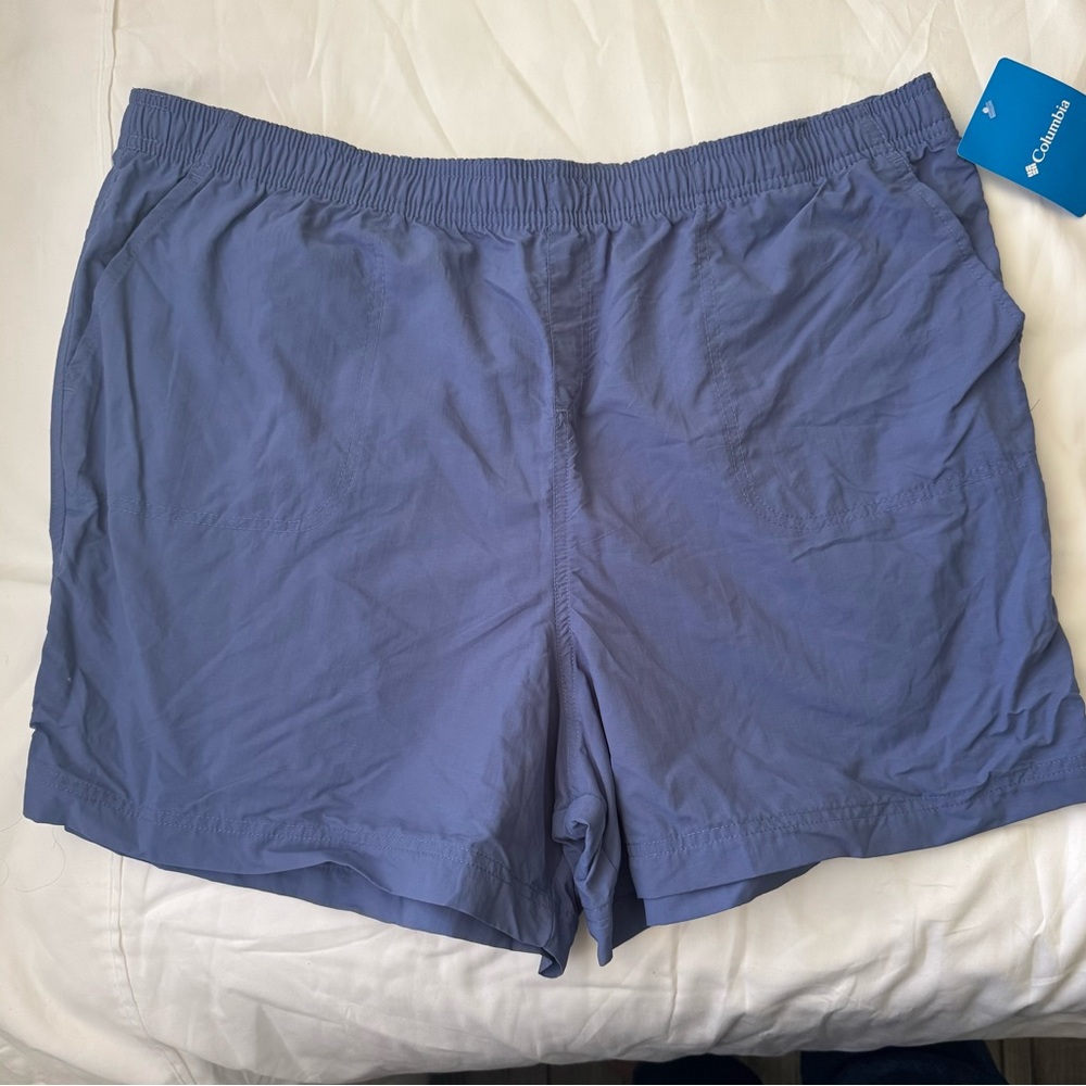 Columbia Slate Blue Active Shorts